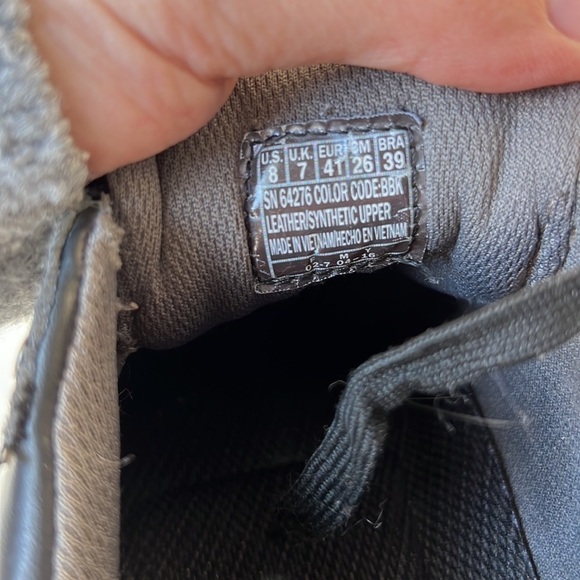 SKECHERS Black Diameter Murilo Oxford Shoe Size 8 - Picture 10 of 14